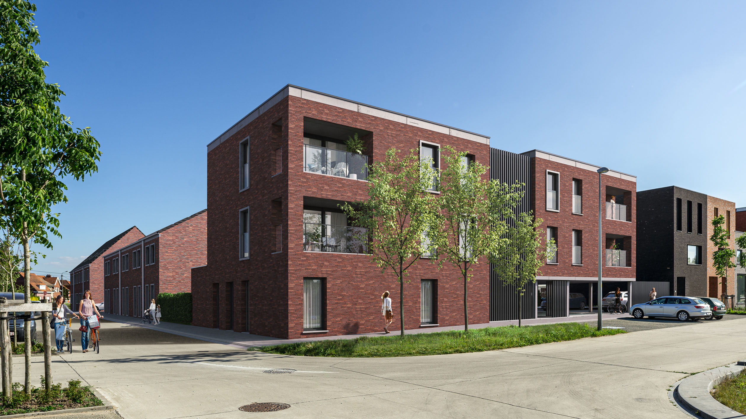 Wedstrijd 9 woningen en 11 appartementen